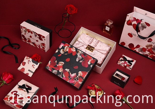 Boîte à papier motif rose Rose Pattern Paper Box